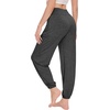 image:imageWiWi Womens Yoga Pants Viscose from Bamboo Stretchy Joggers Pant Comfy Lounge Bottoms Pajama Soft Breathable Cooling SXXLCharcoal Heather