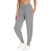 image:imageWiWi Womens Yoga Pants Viscose from Bamboo Stretchy Joggers Pant Comfy Lounge Bottoms Pajama Soft Breathable Cooling SXXLHeather Grey