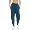image:imageWiWi Womens Yoga Pants Viscose from Bamboo Stretchy Joggers Pant Comfy Lounge Bottoms Pajama Soft Breathable Cooling SXXLInk Blue