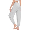image:imageWiWi Womens Yoga Pants Viscose from Bamboo Stretchy Joggers Pant Comfy Lounge Bottoms Pajama Soft Breathable Cooling SXXLLight Heather Grey