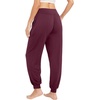 image:imageWiWi Womens Yoga Pants Viscose from Bamboo Stretchy Joggers Pant Comfy Lounge Bottoms Pajama Soft Breathable Cooling SXXLMulberry