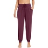 image:imageWiWi Womens Yoga Pants Viscose from Bamboo Stretchy Joggers Pant Comfy Lounge Bottoms Pajama Soft Breathable Cooling SXXLMulberry