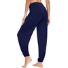 image:imageWiWi Womens Yoga Pants Viscose from Bamboo Stretchy Joggers Pant Comfy Lounge Bottoms Pajama Soft Breathable Cooling SXXLNavy
