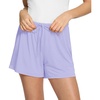 image:imageWiWi Bamboo Visose Pajama Shorts for Women Soft Sleep Bottoms Plus Size Lounge Boxers Pj Sleepwear Bottom S4XApastel Purple