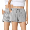 D-heather Grey+grey White Stripe