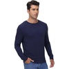 image:imageWiWi Mens Super Soft Long Sleeve Tees Moisture Wicking Shirts Viscose from Bamboo Cooling Crew Neck TShirt SXXLBnavy