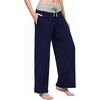 image:imageWiWi Pajama Pants for Women Bamboo Viscose Super Soft Bottoms Plus Size Cooling Wide Leg Casual Lounge Yoga Sweatpants S4XAnavyLight Heather Grey