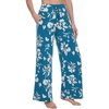 A-teal Blue Floral