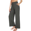 image:imageWiWi Womens Casual Wide Leg Palazzo Pants Comfy Lounge Pajama Bottoms Viscose from Bamboo Yoga Sweatpants SXXLCiron Grey