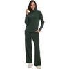 image:imageWiWi Womens Longsleve Set Soft Comfortable amp Breathable Fabric for Ultimate Sleep Experience SXXLAdark Fence Green