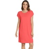image:imageWiWi Womens Nightgowns Soft Nightgown Sleepwear Summer Viscose from Bamboo Nightshirt Pajama Night Shirts SXXLFcoral
