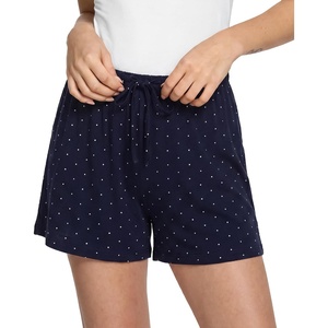 image:imageWiWi Bamboo Visose Pajama Shorts for Women Soft Sleep Bottoms Plus Size Lounge Boxers Pj Sleepwear Bottom S4XAnavyWhite Dots
