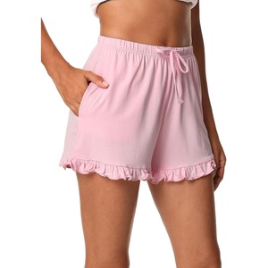image:imageWiWi Bamboo Visose Pajama Shorts for Women Soft Sleep Bottoms Plus Size Lounge Boxers Pj Sleepwear Bottom S4XBpink