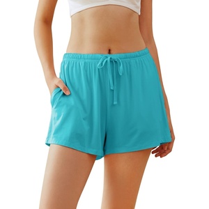 image:imageWiWi Bamboo Visose Pajama Shorts for Women Soft Sleep Bottoms Plus Size Lounge Boxers Pj Sleepwear Bottom S4XCturquoise