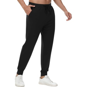 image:imageWiWi Mens Sweatpants Joggers for Men with Pocket Athletic Running Workout Gym Pants Lightweight Track Casual Pant SXXLAblack