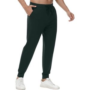 image:imageWiWi Mens Sweatpants Joggers for Men with Pocket Athletic Running Workout Gym Pants Lightweight Track Casual Pant SXXLAdark Fence Green