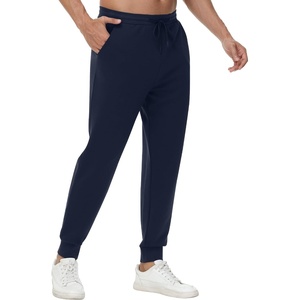 image:imageWiWi Mens Sweatpants Joggers for Men with Pocket Athletic Running Workout Gym Pants Lightweight Track Casual Pant SXXLAdark Navy