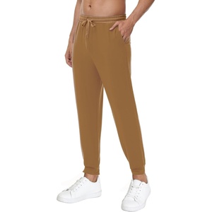 image:imageWiWi Mens Sweatpants Joggers for Men with Pocket Athletic Running Workout Gym Pants Lightweight Track Casual Pant SXXLCbrown