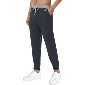 image:imageWiWi Mens Sweatpants Joggers for Men with Pocket Athletic Running Workout Gym Pants Lightweight Track Casual Pant SXXLCcharcoalLight Grey