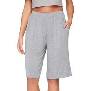 image:imageWiWi Viscose from Bamboo Soft Sleep Shorts for Women Pajama Bottoms Lounge Plus Size Lightweight Short Pants S3XHeather Grey