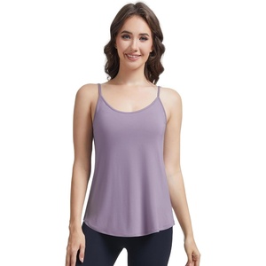image:imageWiWi Womens Camisole Adjustable Spaghetti Straps Undershirt Soft Tank Tops Bamboo Viscose Cami Sleepwear SXXLBviolet