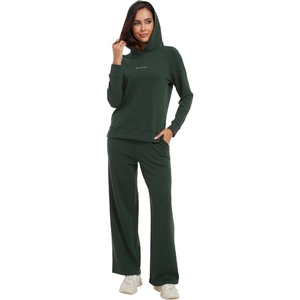 image:imageWiWi Womens Longsleve Set Soft Comfortable amp Breathable Fabric for Ultimate Sleep Experience SXXLAdark Fence Green