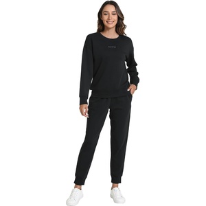 image:imageWiWi Womens Longsleve Set Soft Comfortable amp Breathable Fabric for Ultimate Sleep Experience SXXLCblack