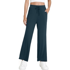 image:imageWiWi Womens Sweatpants Loose Casual Lounge Work Pants Lightweight Yoga Pant with Pockets SXXLAdeep Teal