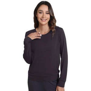 image:imageWiWi Womens TShirt Soft Short Sleeve Pullover Tops Casual Crew Neck Basic Tee T Shirt SXXLStyleb Blue Black