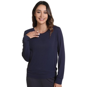 image:imageWiWi Womens TShirt Soft Short Sleeve Pullover Tops Casual Crew Neck Basic Tee T Shirt SXXLStyleb Navy