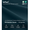 image:imageWiWi Bamboo Viscose Mens Pajamas Set Soft Button Down Cooling Sleepwear and Pants Knit Lounge PJs with Pockets SXXLAdeep Teal