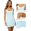 image:imageWiWi Bamboo Viscose Nightgowns for Women Cooling Sleepwear Moisture Wicking Night Sweats ReliefAqua
