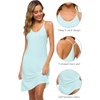image:imageWiWi Bamboo Viscose Nightgowns for Women Cooling Sleepwear Moisture Wicking Night Sweats ReliefAqua