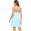 image:imageWiWi Bamboo Viscose Nightgowns for Women Cooling Sleepwear Moisture Wicking Night Sweats ReliefAqua