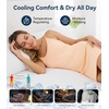 image:imageWiWi Bamboo Viscose Nightgowns for Women Cooling Sleepwear Moisture Wicking Night Sweats ReliefBeige