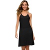 image:imageWiWi Bamboo Viscose Nightgowns for Women Cooling Sleepwear Moisture Wicking Night Sweats ReliefBlack