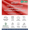 image:imageWiWi Bamboo Viscose Nightgowns for Women Cooling Sleepwear Moisture Wicking Night Sweats ReliefCoral