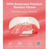 image:imageWiWi Bamboo Viscose Nightgowns for Women Cooling Sleepwear Moisture Wicking Night Sweats ReliefCoral