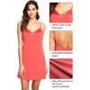image:imageWiWi Bamboo Viscose Nightgowns for Women Cooling Sleepwear Moisture Wicking Night Sweats ReliefCoral