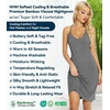 image:imageWiWi Bamboo Viscose Nightgowns for Women Cooling Sleepwear Moisture Wicking Night Sweats ReliefDark Heather Grey