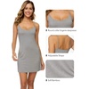 image:imageWiWi Bamboo Viscose Nightgowns for Women Cooling Sleepwear Moisture Wicking Night Sweats ReliefHeather Grey