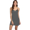 image:imageWiWi Bamboo Viscose Nightgowns for Women Cooling Sleepwear Moisture Wicking Night Sweats ReliefIron Grey