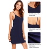 image:imageWiWi Bamboo Viscose Nightgowns for Women Cooling Sleepwear Moisture Wicking Night Sweats ReliefNavy