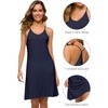 image:imageWiWi Bamboo Viscose Nightgowns for Women Cooling Sleepwear Moisture Wicking Night Sweats ReliefNavy