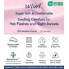 image:imageWiWi Bamboo Viscose Nightgowns for Women Cooling Sleepwear Moisture Wicking Night Sweats ReliefPink