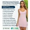 image:imageWiWi Bamboo Viscose Nightgowns for Women Cooling Sleepwear Moisture Wicking Night Sweats ReliefPink