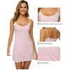 image:imageWiWi Bamboo Viscose Nightgowns for Women Cooling Sleepwear Moisture Wicking Night Sweats ReliefPink
