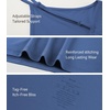 image:imageWiWi Bamboo Viscose Nightgowns for Women Cooling Sleepwear Moisture Wicking Night Sweats ReliefPrussian Blue