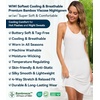 image:imageWiWi Bamboo Viscose Nightgowns for Women Cooling Sleepwear Moisture Wicking Night Sweats ReliefPure White