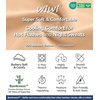 image:imageWiWi Bamboo Viscose Nightgowns for Women Cooling Sleepwear Moisture Wicking Night Sweats ReliefStyle Cbeige
